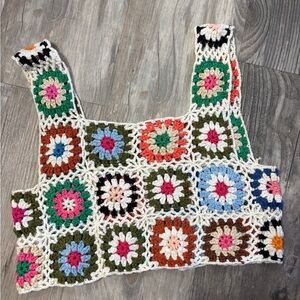 Crochet crop top